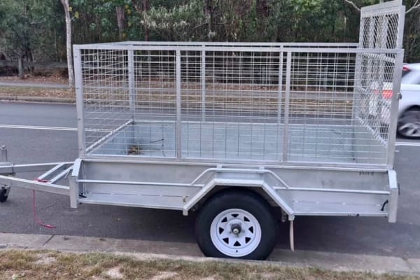 Cage trailer hire Oxenford — 8x5 Cage Trailer