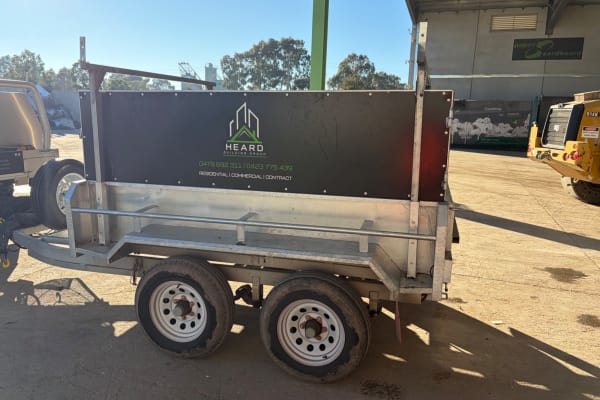 Cage trailer hire Pakenham — 8x5 Hydraulic Tipper Trailer 3500KG