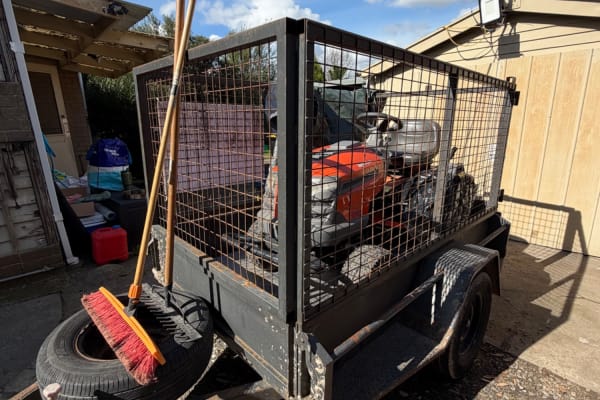 7x4 900 mm cage trailer