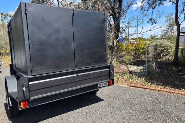 Box trailer hire Everton Hills — 7x5 Enclosed Trailer for Hire - Everton Hills