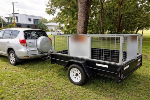 Caged Box Trailer 7 x 4