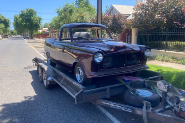 Car trailer hire Carlsruhe — 16x6.6 car trailer