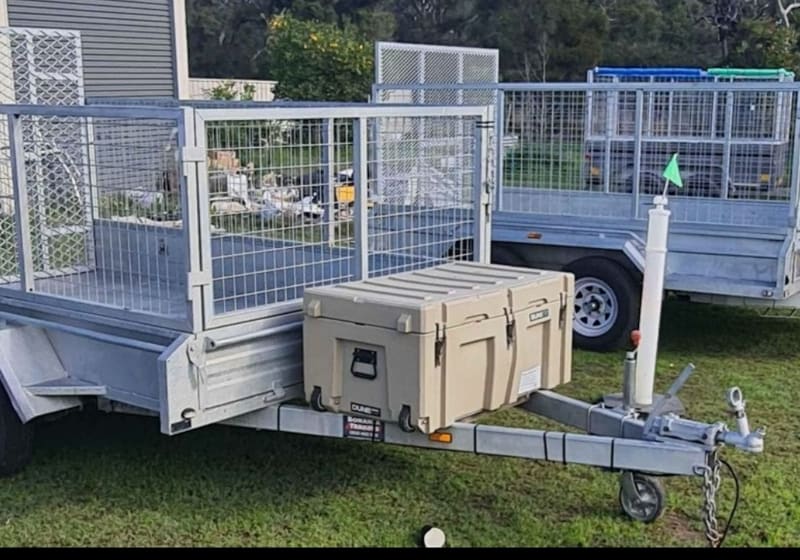 10x6 Cage Trailer with Ramp — photo 1