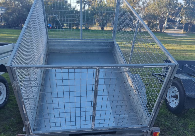 8x5 Single Axle Cage Trailer — photo 3