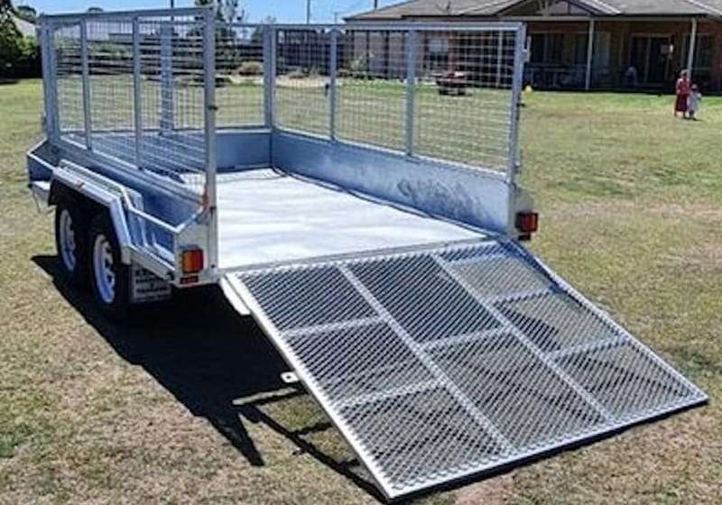 10x6 Cage Trailer with Ramp — photo 1