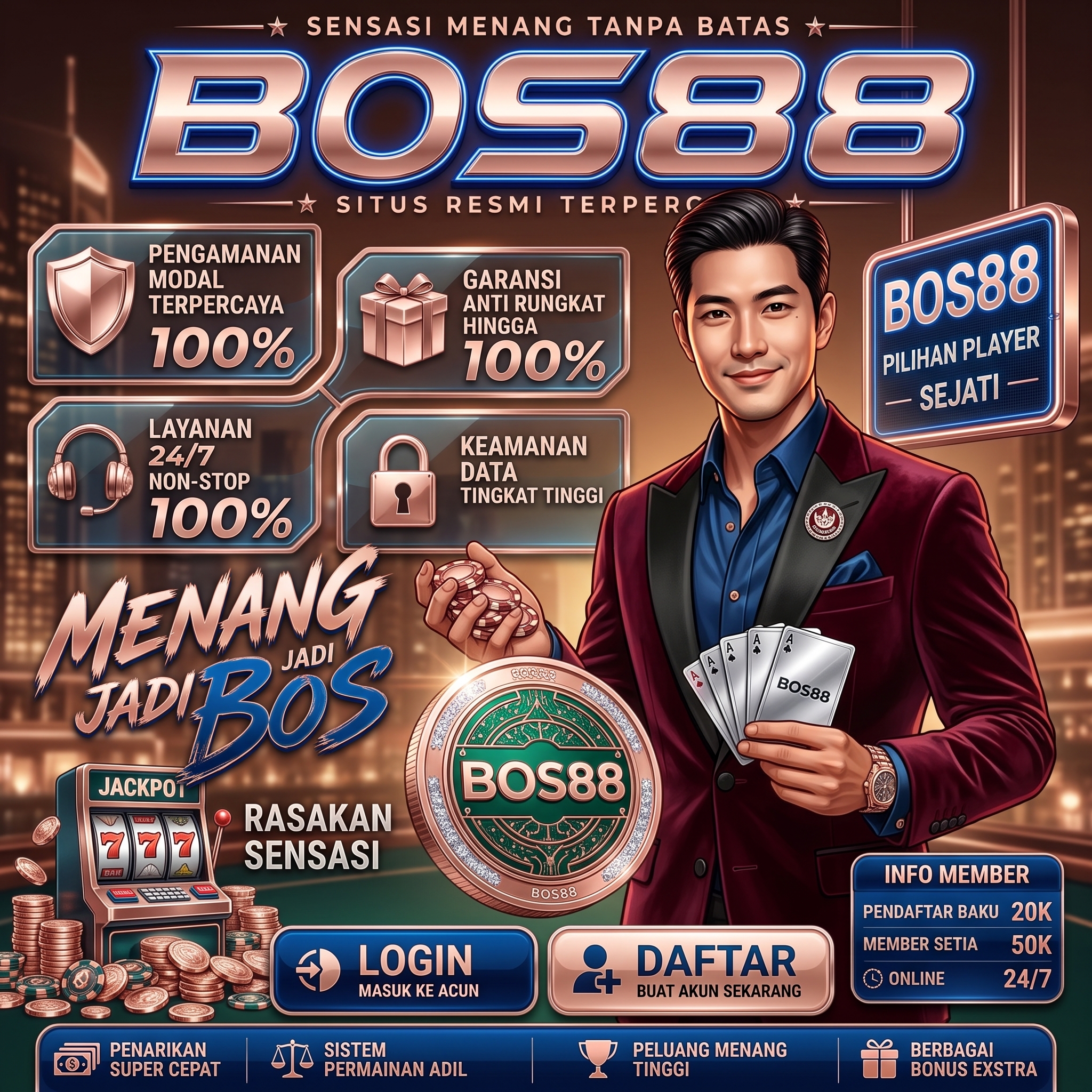 Bos88: Main Situs Slot Gacor Sensasi Petir Merah Perkalian Nilai Super