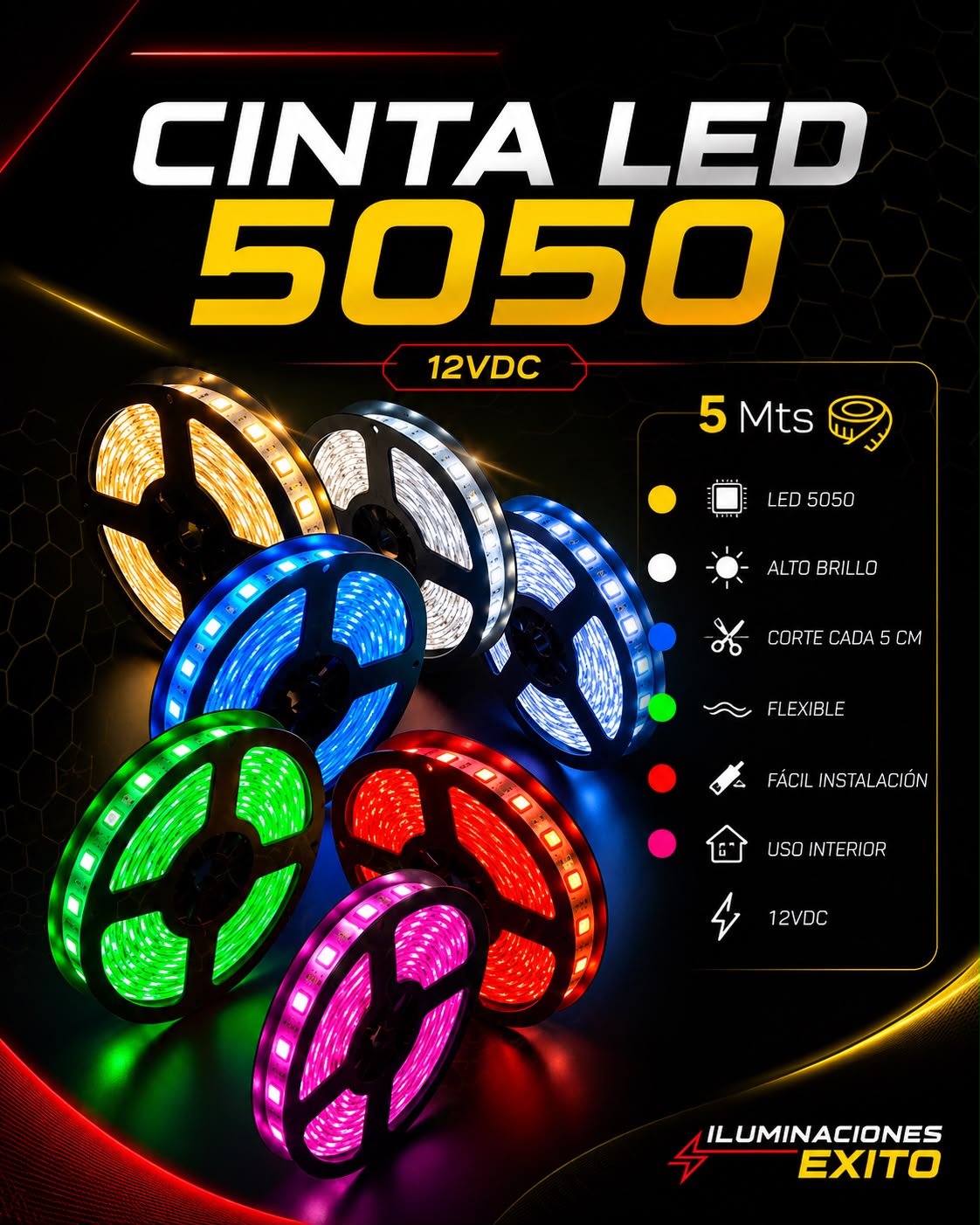 CINTA LED 5050 12V