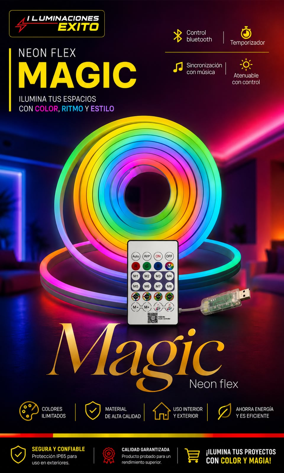 CINTA NEON MAGIC