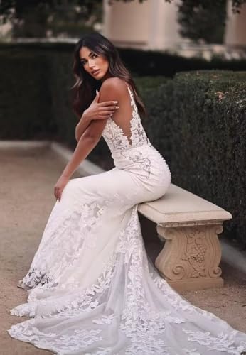 Vue 4 de Robes De Mariee Sirene