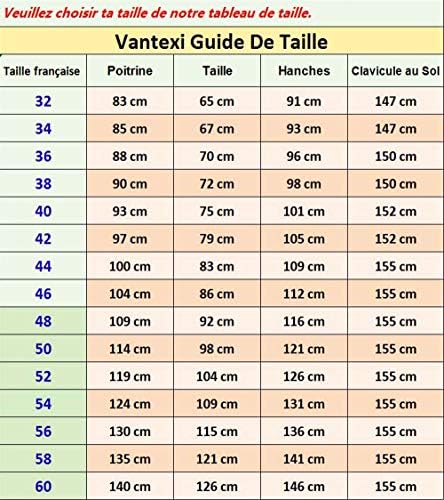 Vue 6 de Elegant Vcol Aline Longue