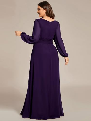 Vue 2 de Robe Formelle En Mousseline