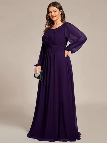 Vue 3 de Robe Formelle En Mousseline