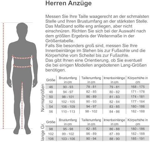 Vue 5 de Herren Designer Anzug Slim