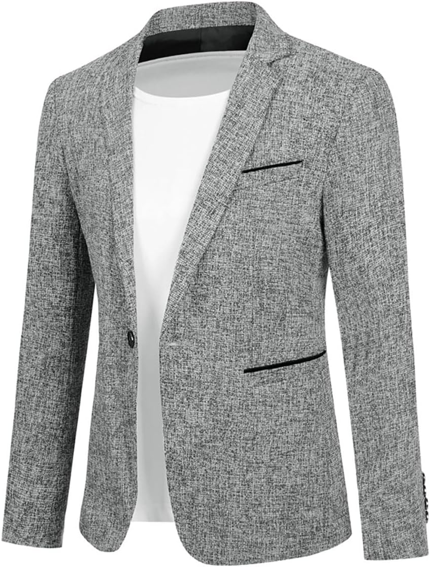 Blazer Homme Un Bouton