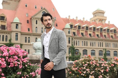 Vue 2 de Blazer Homme Un Bouton