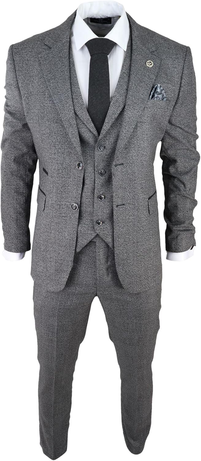 Costume Gris Pour Homme