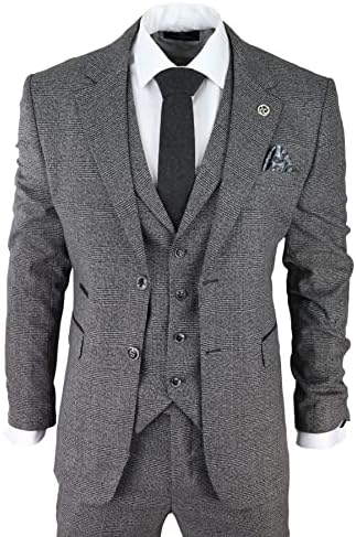 Vue 4 de Costume Gris Pour Homme