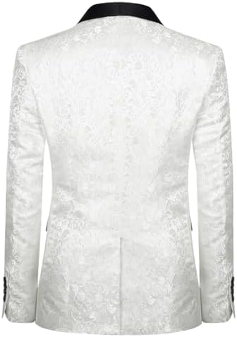 Vue 2 de Costume Homme Pieces Jacquard