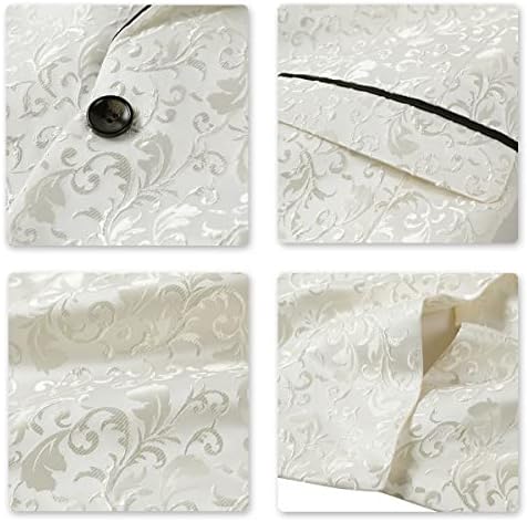 Vue 3 de Costume Homme Pieces Jacquard