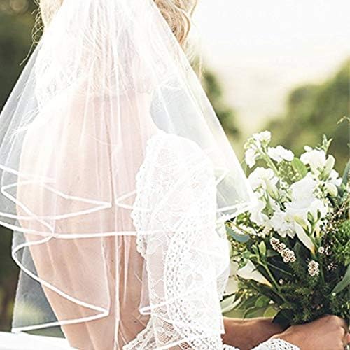 Vue 6 de Voile De Mariage Courte