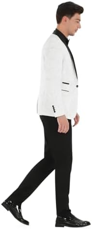 Vue 6 de Costume Homme Pieces Jacquard