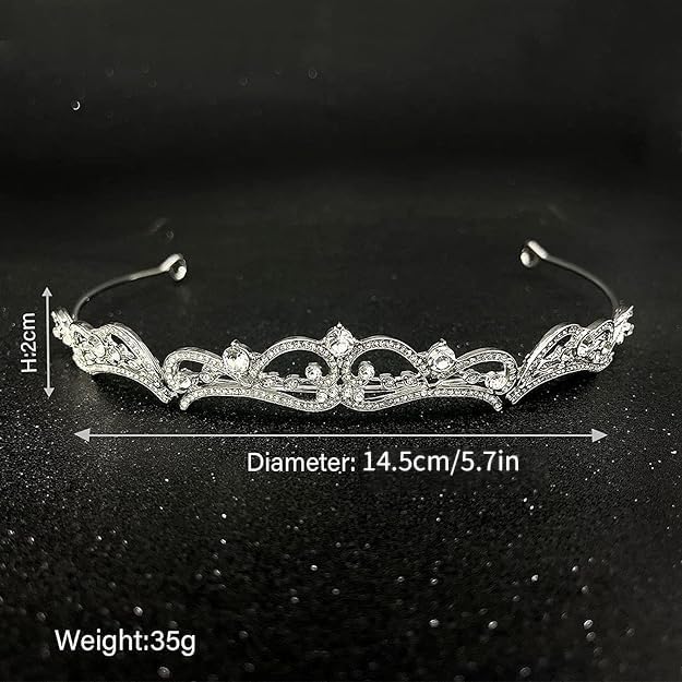 Vue 2 de Diademe De Mariee En