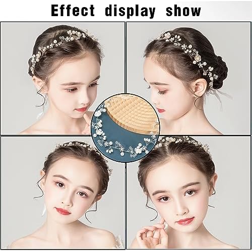 Vue 4 de Headband Mariage Perle Bandeau