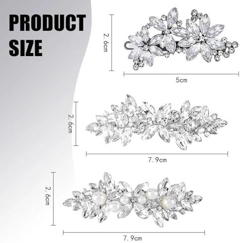 Vue 2 de Pieces Clips De Cheveux