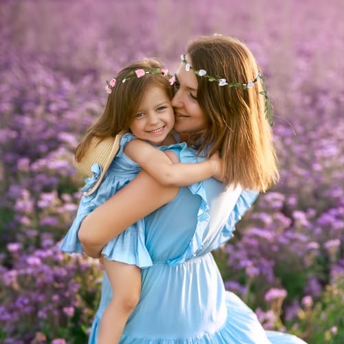 Vue 2 de Bandeaux Fleur Couronne Guirlande