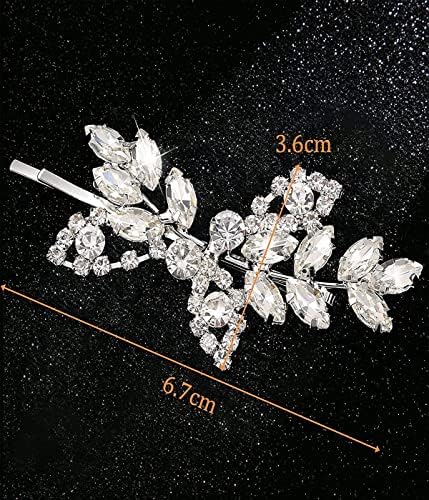 Vue 2 de Pince Chignon Strass