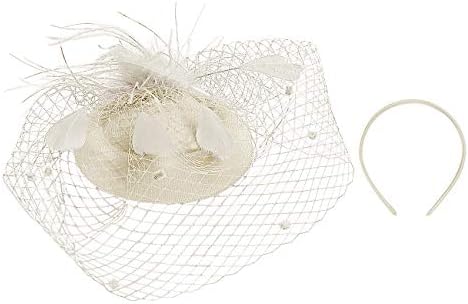 Vue 3 de Tinayaue Femme Chapeau Bibi