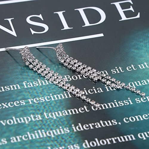 Vue 4 de Boucles Doreilles Longues Delicates