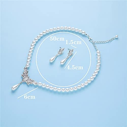 Vue 5 de Collier Coeur En Perle