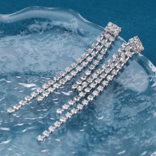 Vue 5 de Boucles Doreilles Longues Delicates