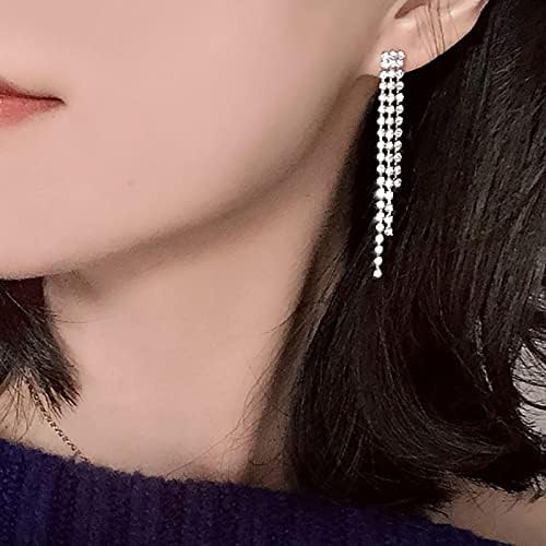 Vue 6 de Boucles Doreilles Longues Delicates