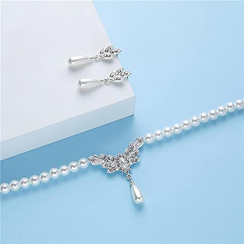 Vue 6 de Collier Coeur En Perle