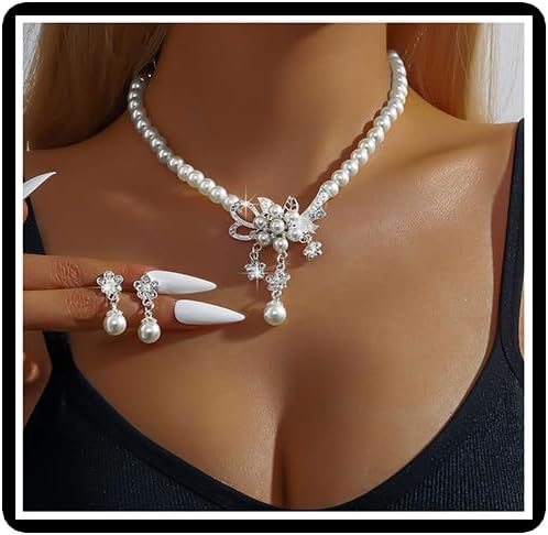 Mariage Fleur Collier Ensemble