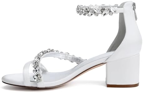 Vue 3 de Sandales Bretelles En Strass