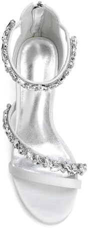 Vue 4 de Sandales Bretelles En Strass