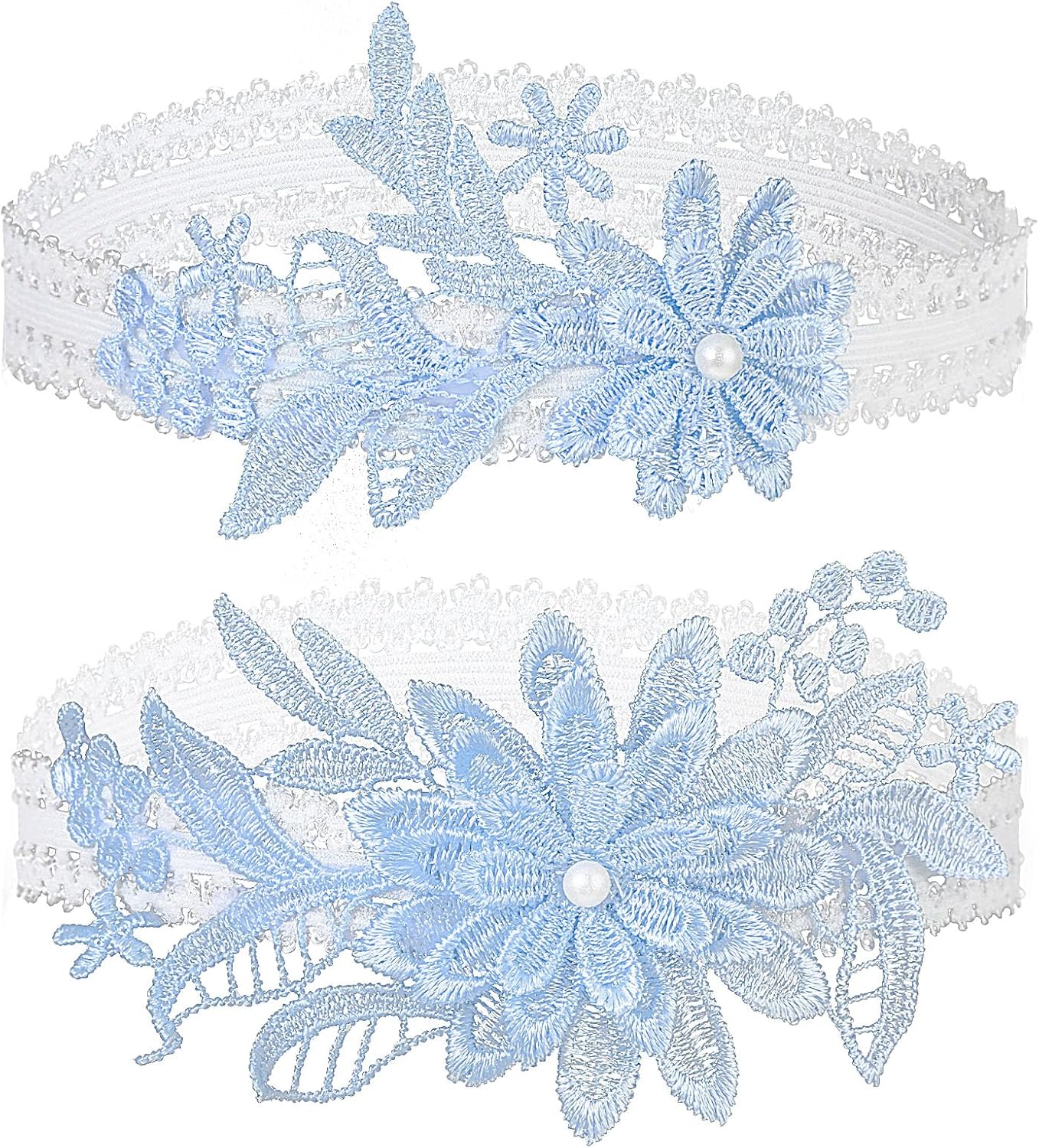 Lot De Portejarretelles Bleues