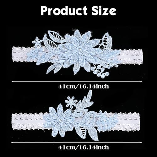 Vue 2 de Lot De Portejarretelles Bleues