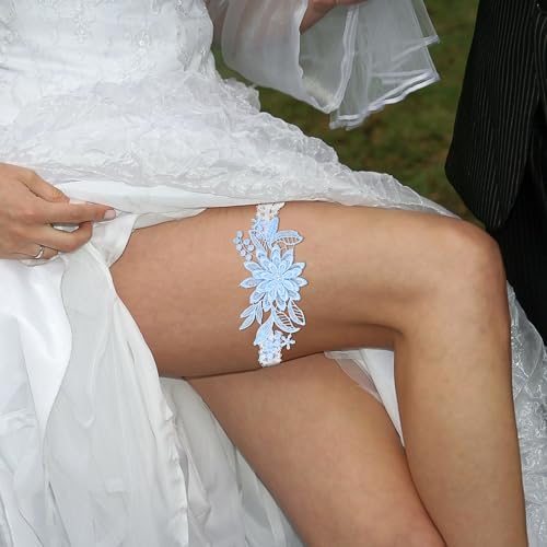 Vue 4 de Lot De Portejarretelles Bleues