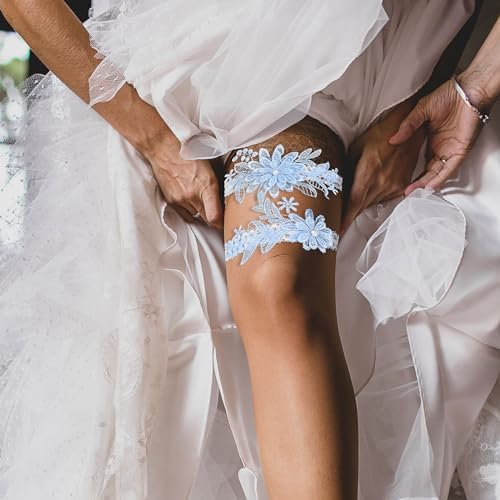 Vue 5 de Lot De Portejarretelles Bleues