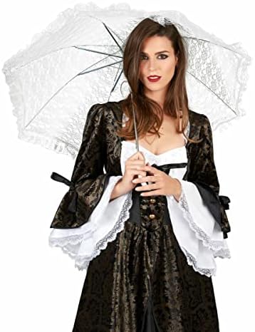 Vue 2 de Deguise Toi Ombrelle Blanche