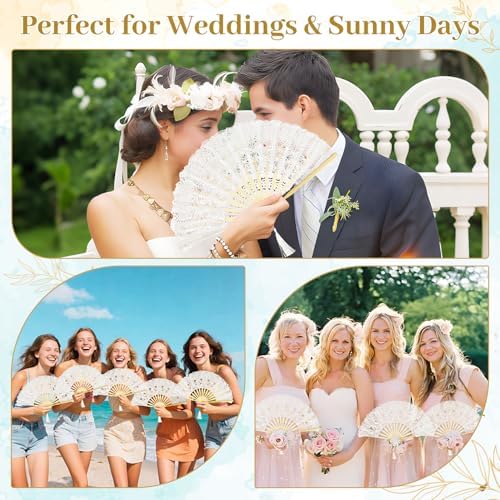 Vue 3 de Izoel Eventail Mariage Eventail