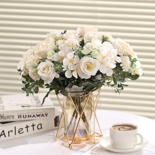 Vue 2 de Bouquets Fleurs Artificielles En