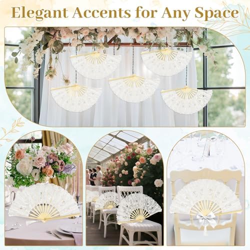 Vue 4 de Izoel Eventail Mariage Eventail