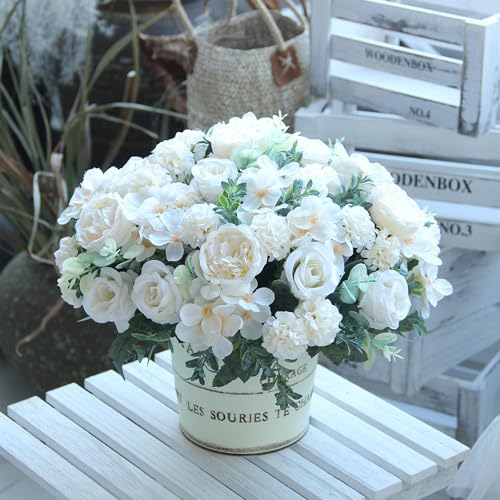 Vue 5 de Bouquets Fleurs Artificielles En