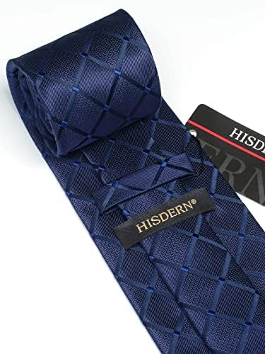 Vue 5 de Cravate Homme Carreaux