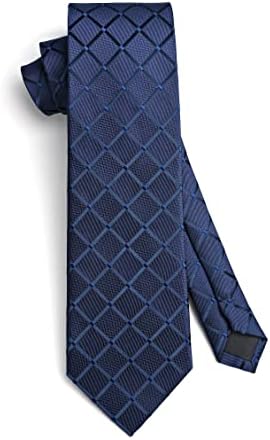 Vue 6 de Cravate Homme Carreaux